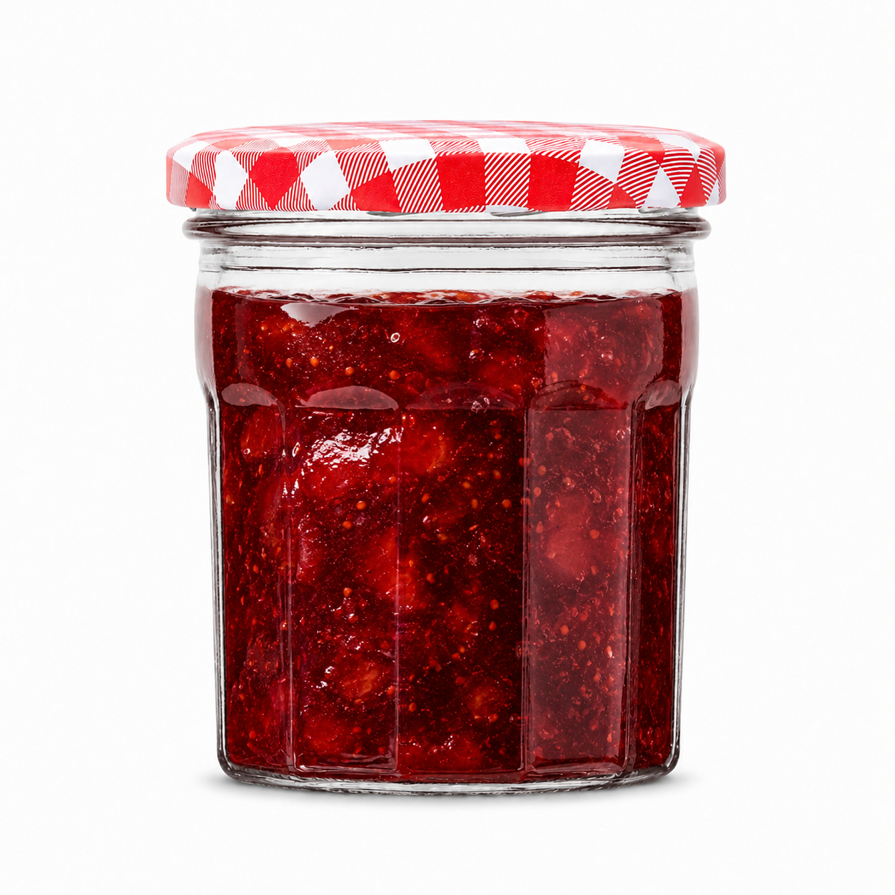 Wide Mouth Glass Jam Jars 324ml - Set of 12