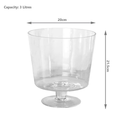 3L Glass Trifle Bowl