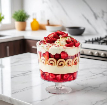 3L Glass Trifle Bowl