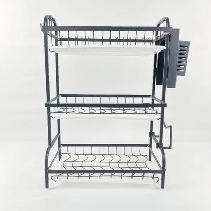 3-Tier Sink Dish Drainer Rack