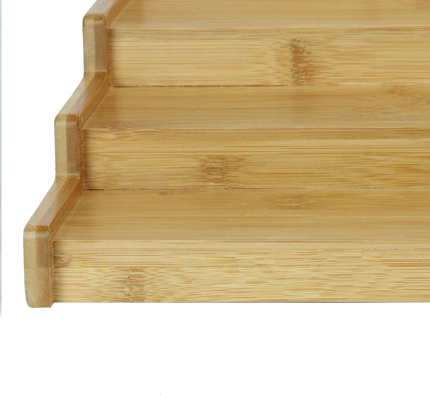 4-Tier Bamboo Extending Spice Rack