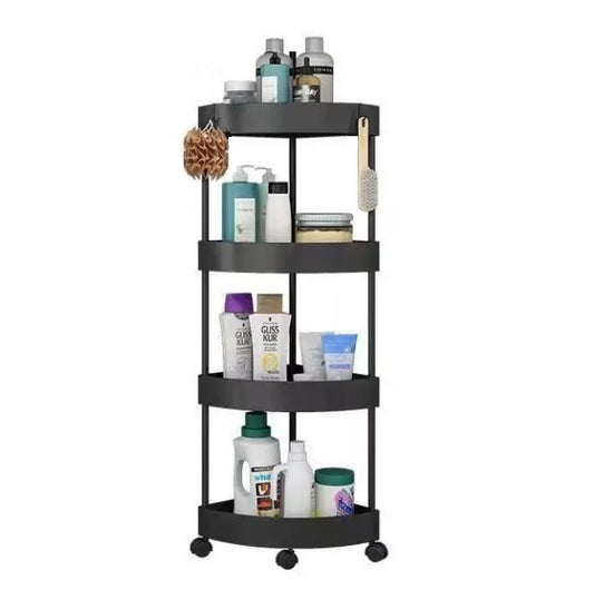 4-Tier Triangle Corner Trolley