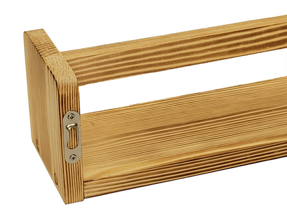 Nursery Floating Book Shelves Stained Wood 42cm - Set of 2