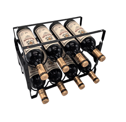8 Bottle Metal Wine Rack