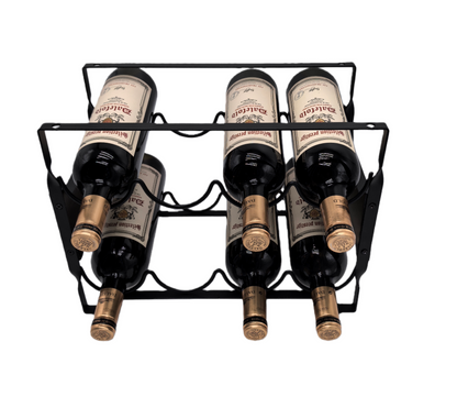 8 Bottle Metal Wine Rack