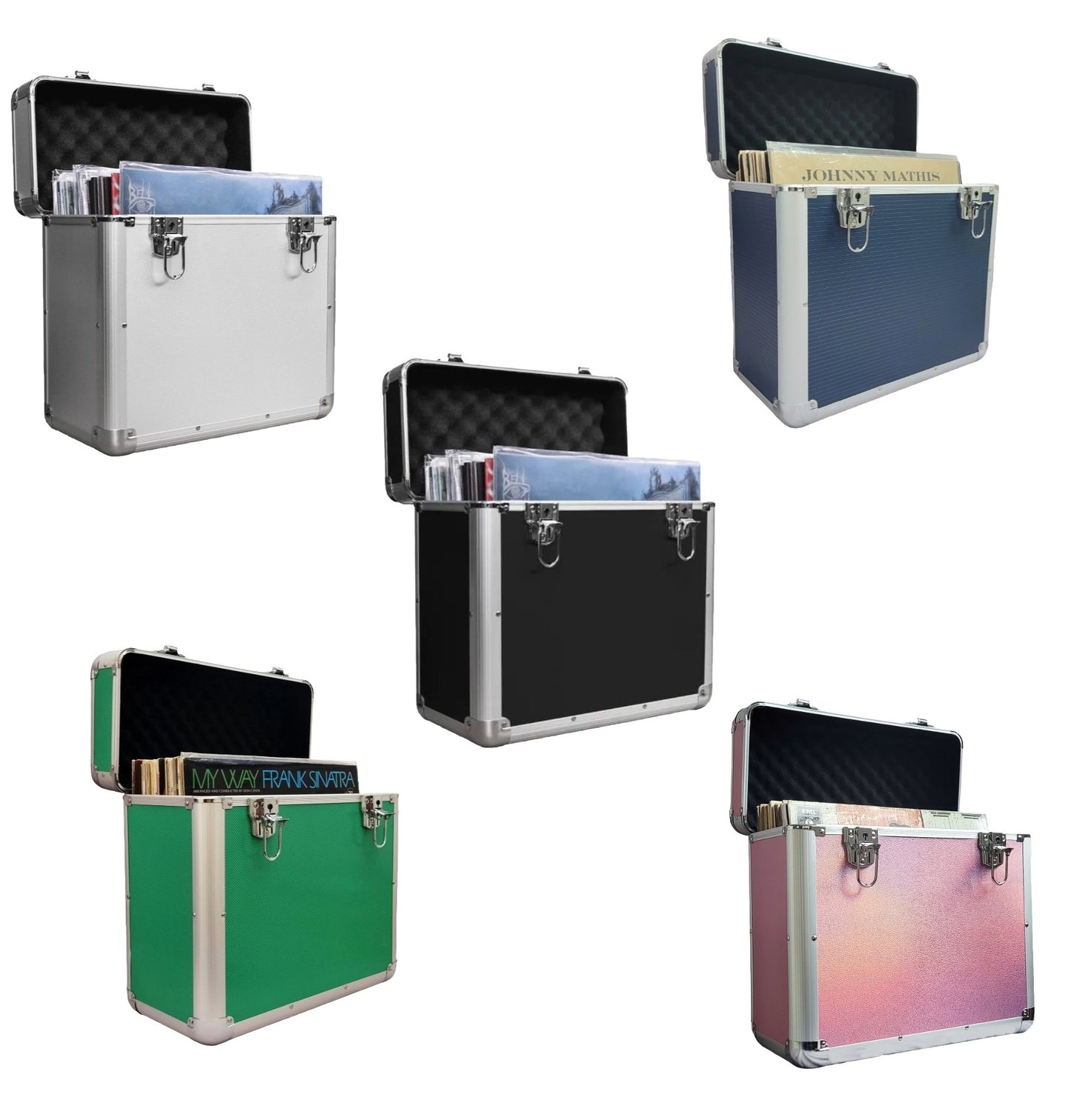 Vinyl LP 12" Heavy Duty Lockable Storage Box