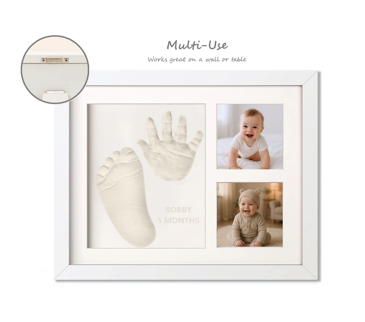 Baby Hand and Footprint Kit - White