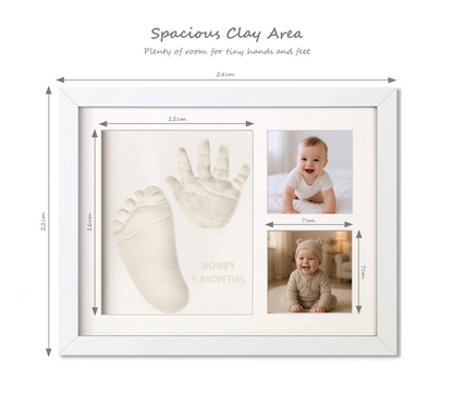 Baby Hand and Footprint Kit - White