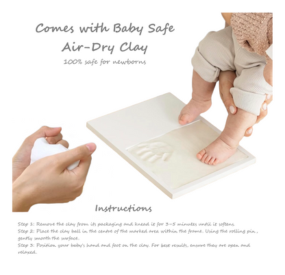Baby Hand and Footprint Kit - White
