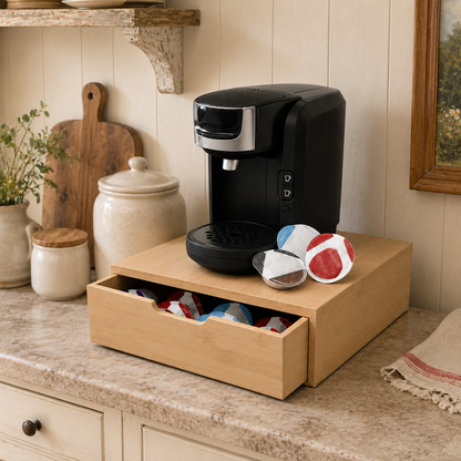 Bamboo 64 Tassimo Coffee Pod Drawer
