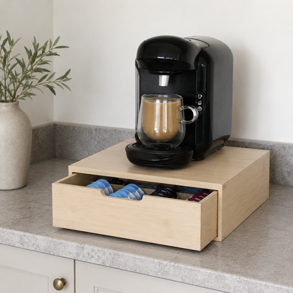 Bamboo 64 Tassimo Coffee Pod Drawer