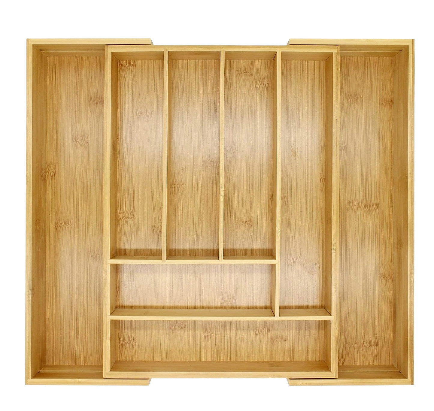 Extending Bamboo Cutlery Tray