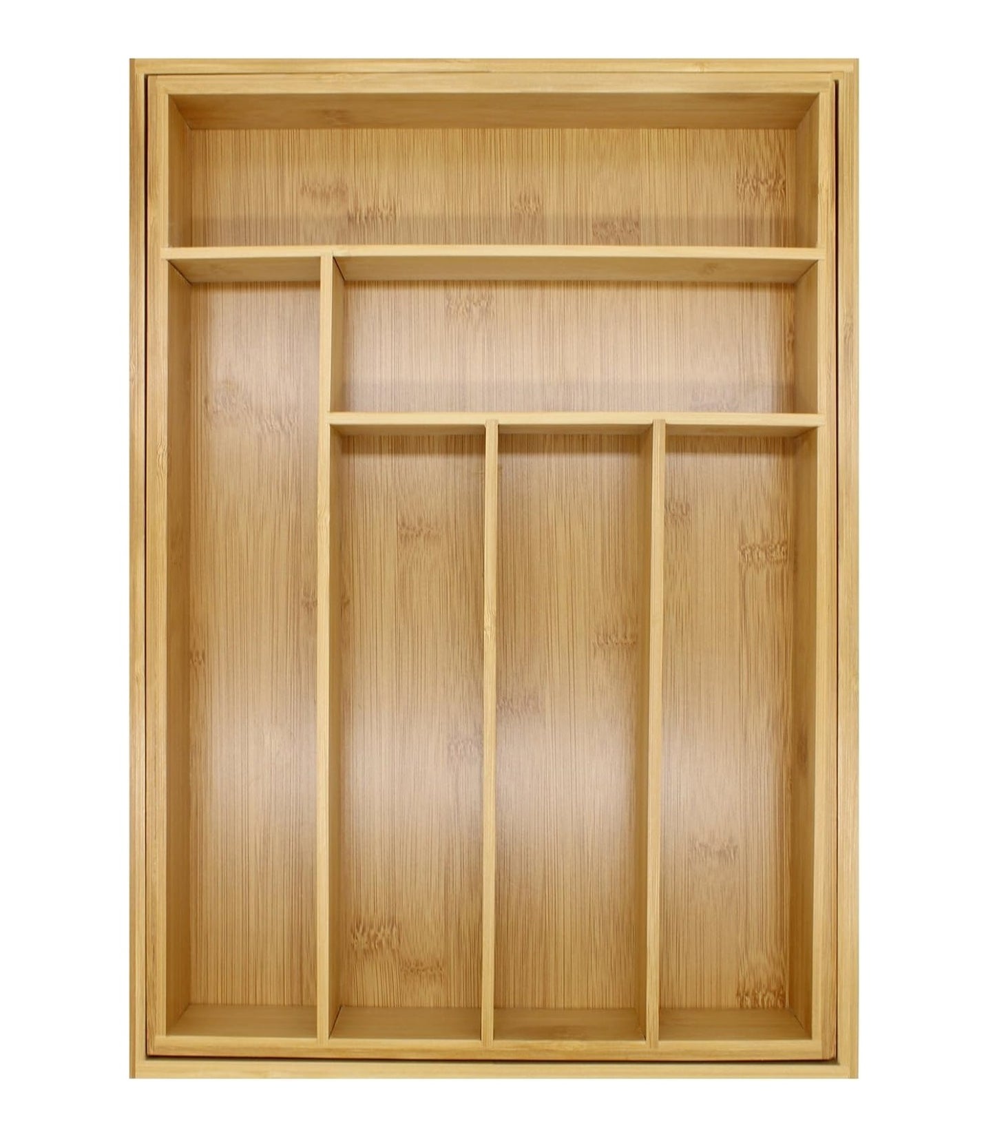 Extending Bamboo Cutlery Tray