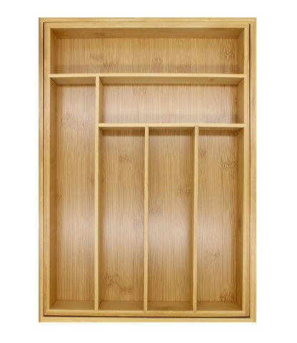 Extending Bamboo Cutlery Tray