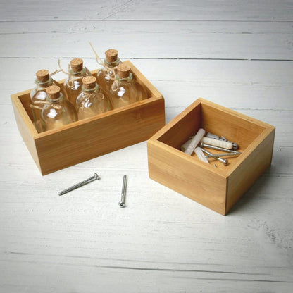 Bamboo Drawer Organiser - 5 Pieces