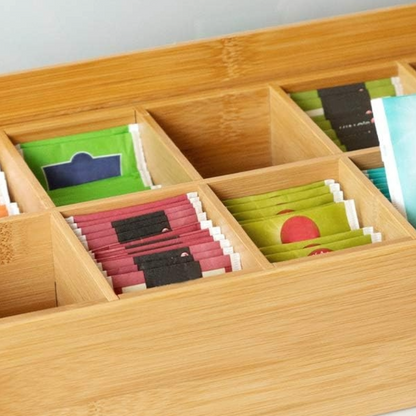 Bamboo Tea Storage Box