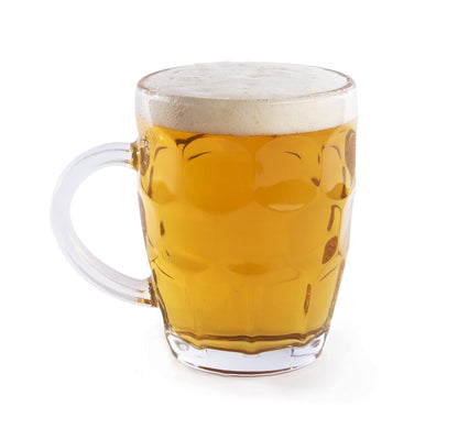 Glass Beer Tankards - Set of 4