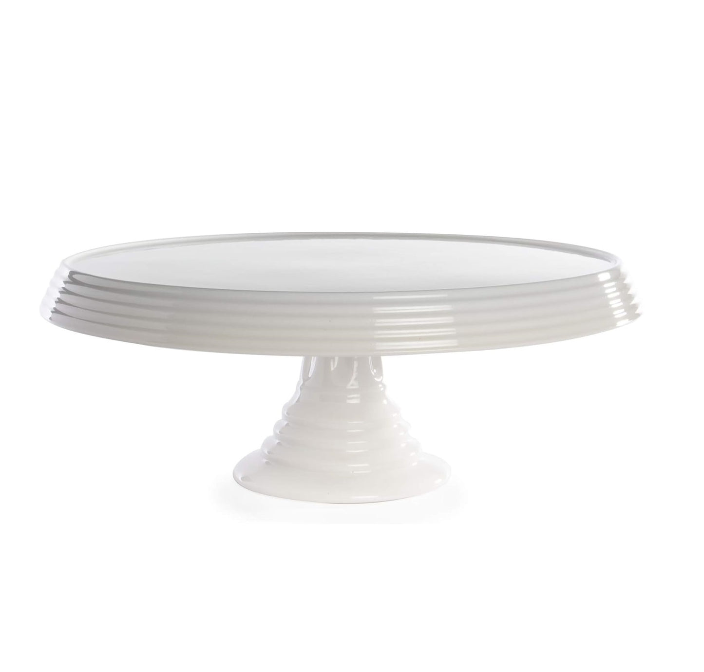 Ceramic Cake Stand with Glass Cover