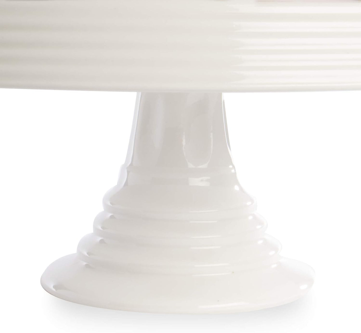 Ceramic Cake Stand with Glass Cover