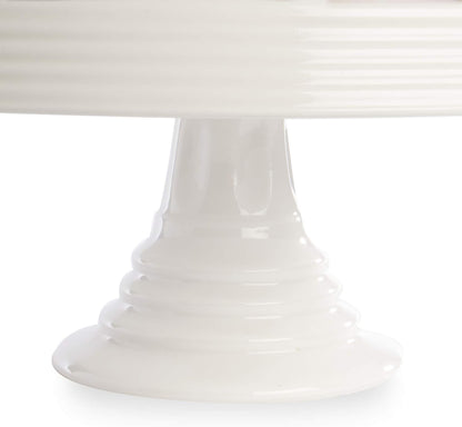 Ceramic Cake Stand with Glass Cover