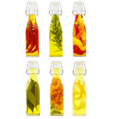 Clip Top Preserve Bottles 250ml - Set of 6