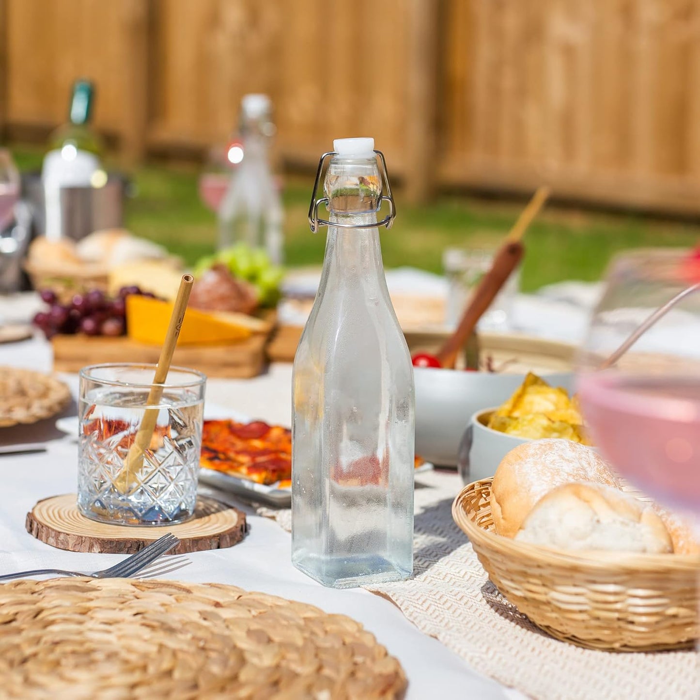 Clip Top Preserve Bottles 500ml - Set of 6