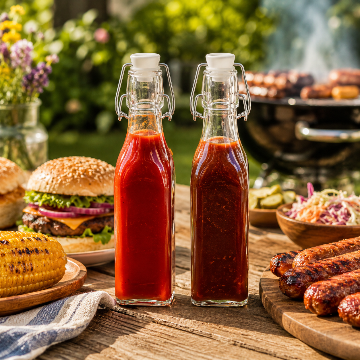 Clip Top Preserve Bottles 250ml - Set of 6