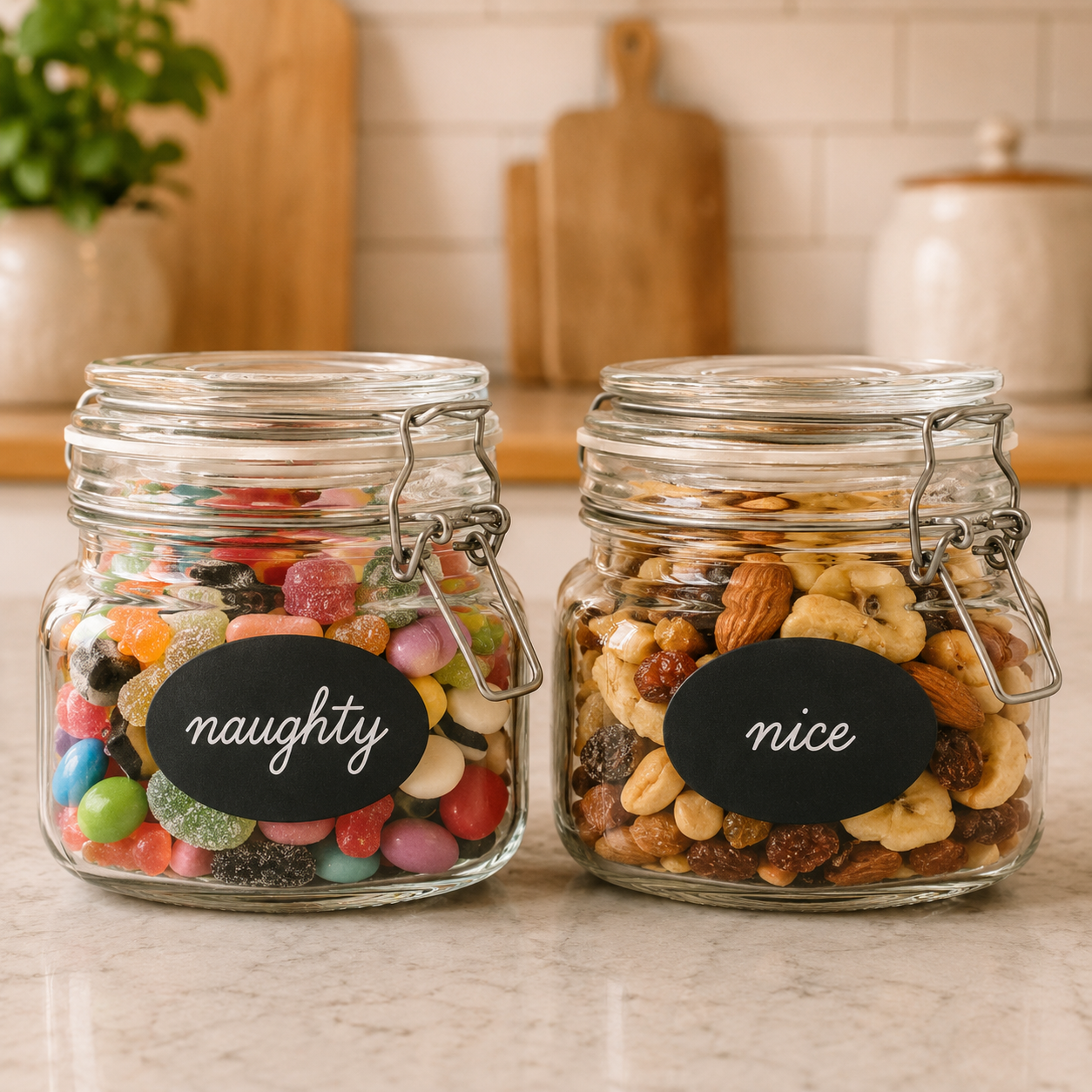 500ml Clip Top Glass Storage Jars - Set of 6