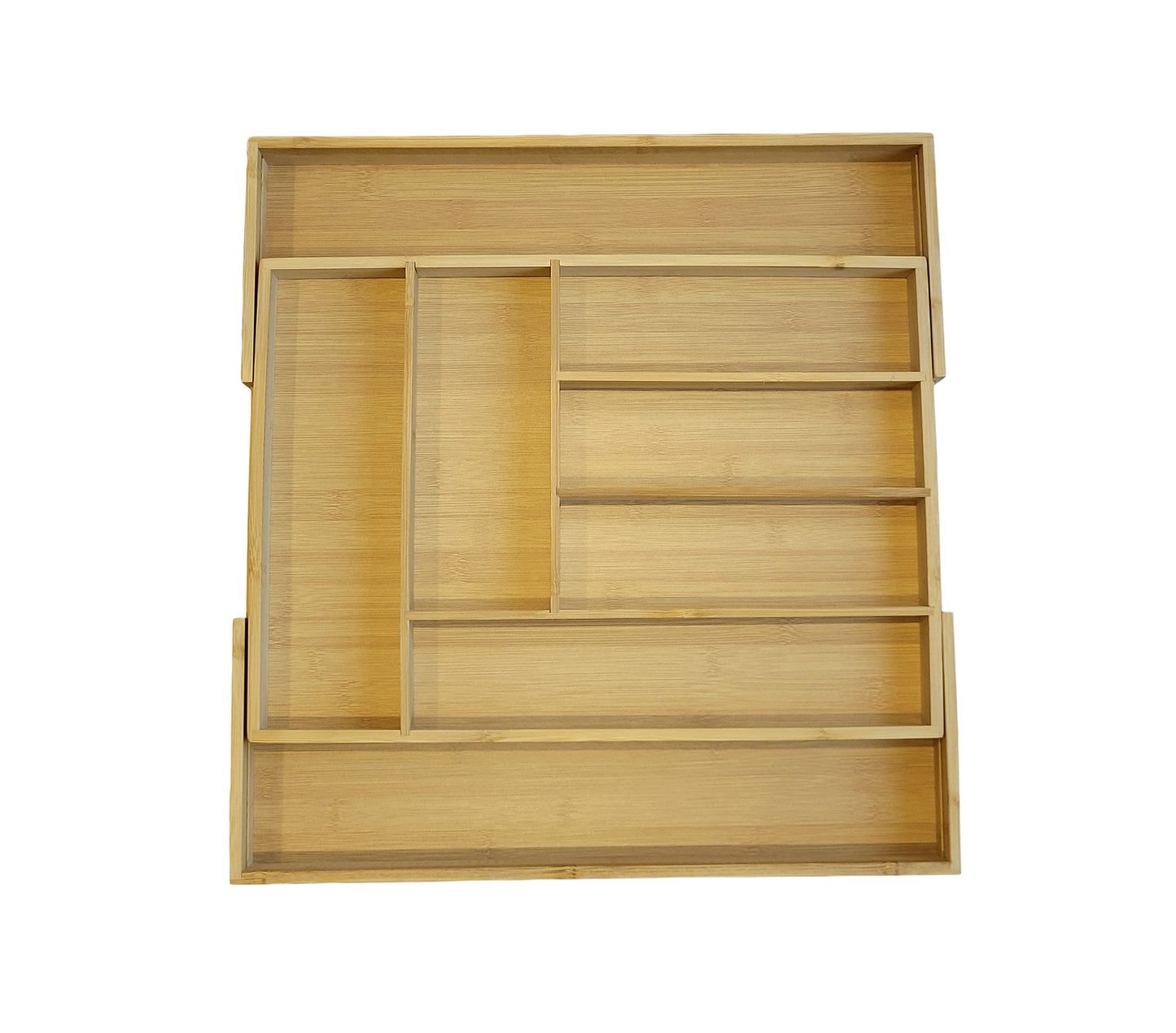 Extending Bamboo Cutlery Tray - Extra Large