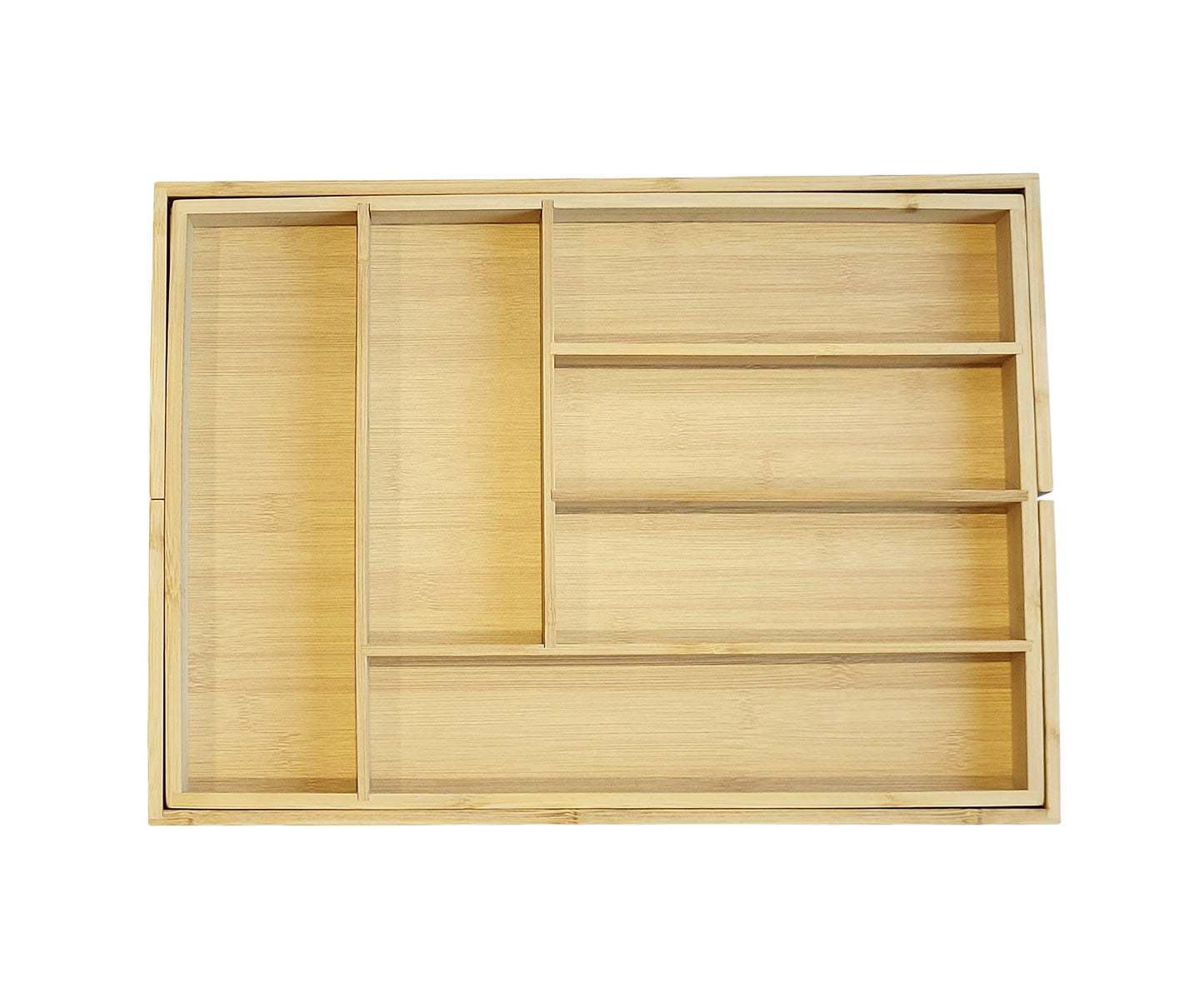 Extending Bamboo Cutlery Tray - Extra Large