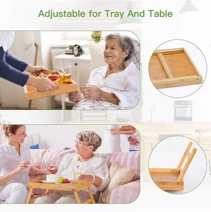 Bamboo Lap Tray with Folding Legs