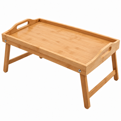 Bamboo Lap Tray with Folding Legs - 50cm x 30cm