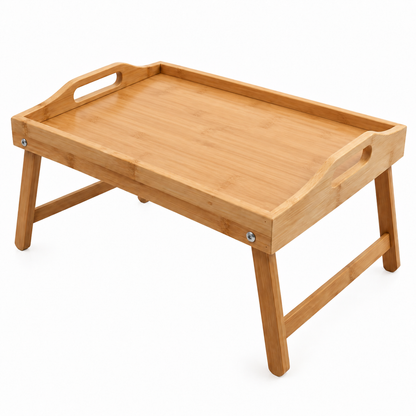 Bamboo Lap Tray with Folding Legs