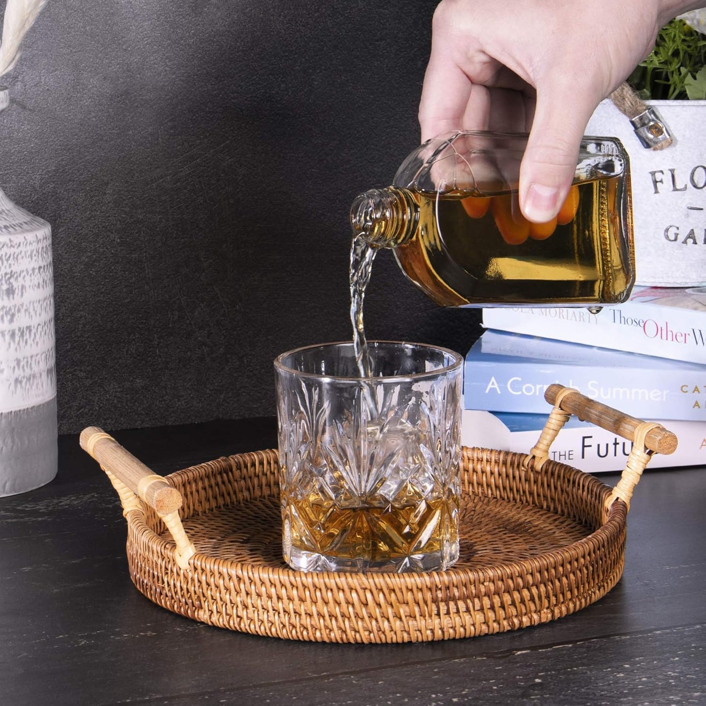 Glass Flask Bottles 200ml - Set of 10