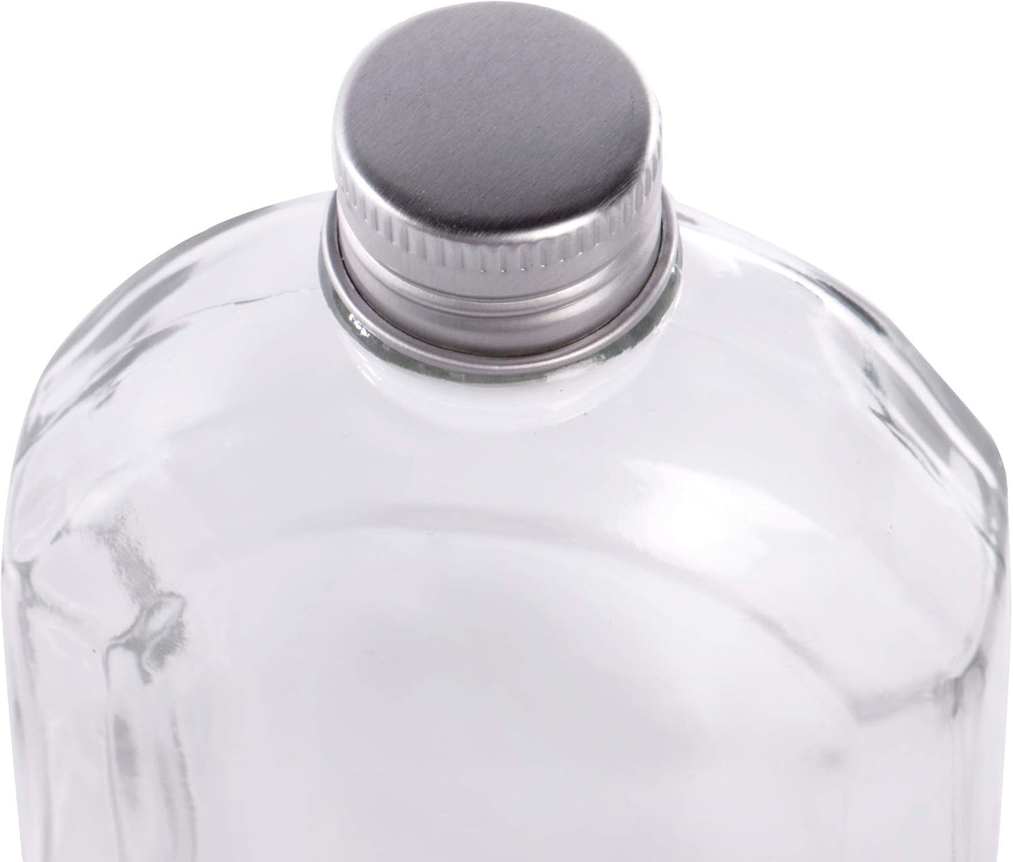 Glass Flask Bottles 200ml - Set of 10