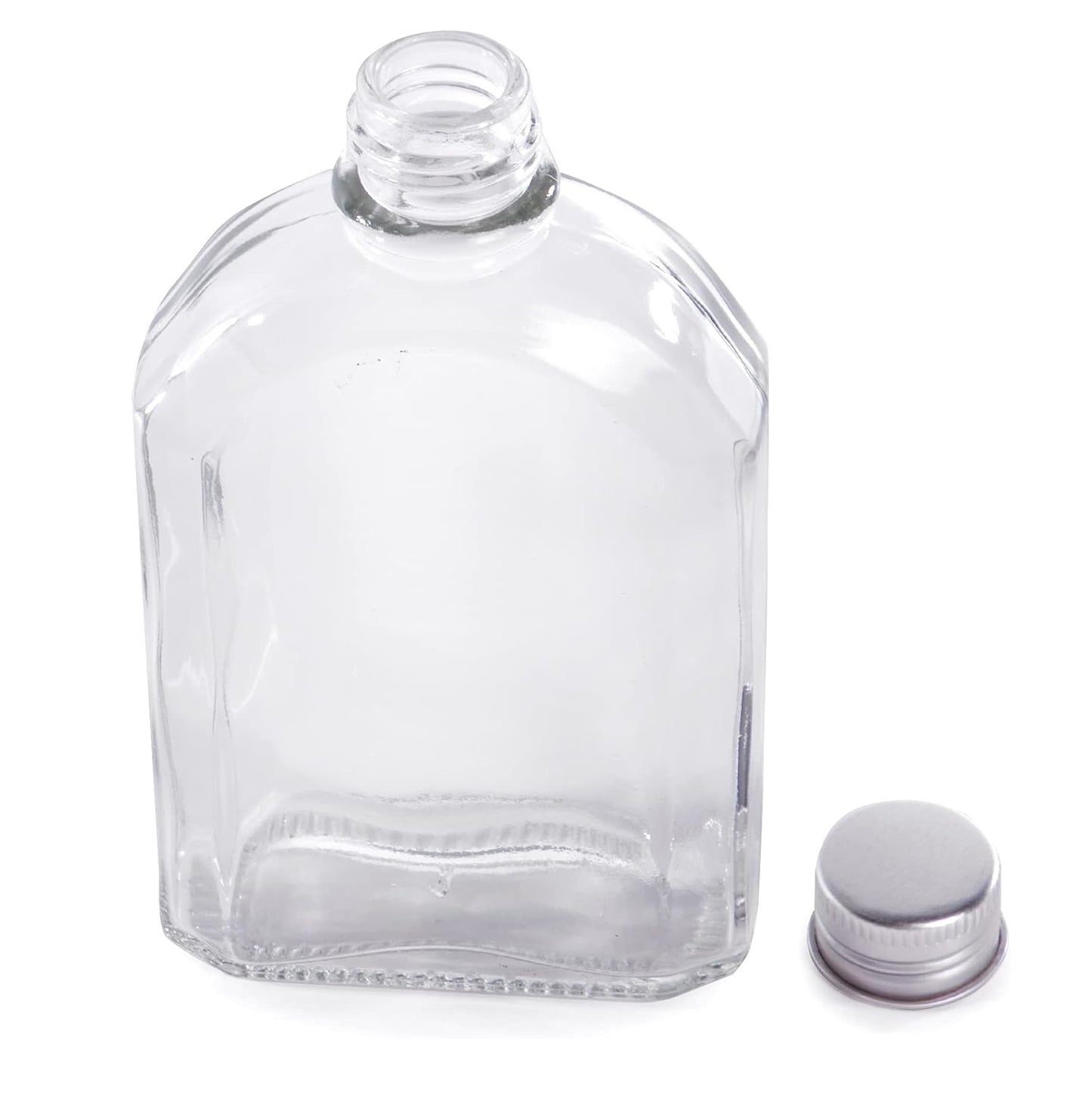 Glass Flask Bottles 200ml - Set of 10