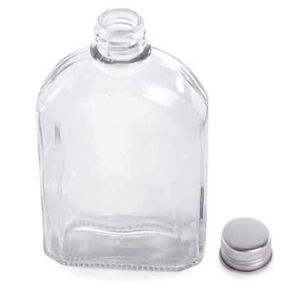 Glass Flask Bottles 200ml - Set of 10