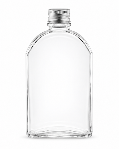 Glass Flask Bottles 200ml - Set of 10