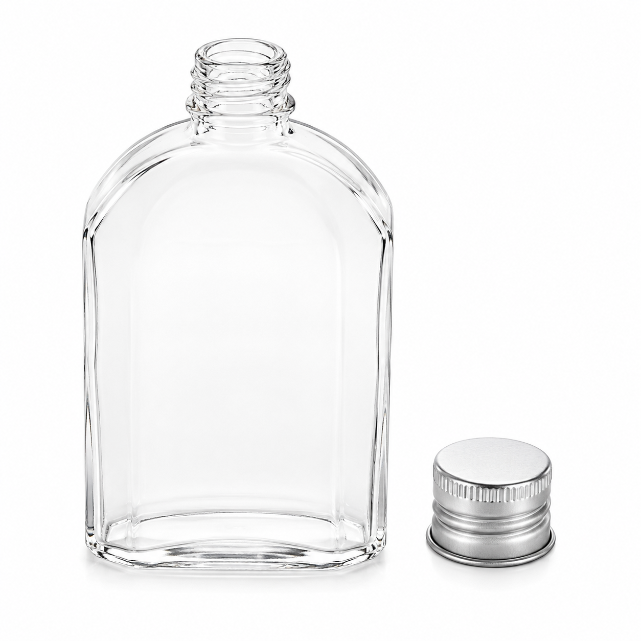 Glass Flask Bottles 200ml - Set of 10