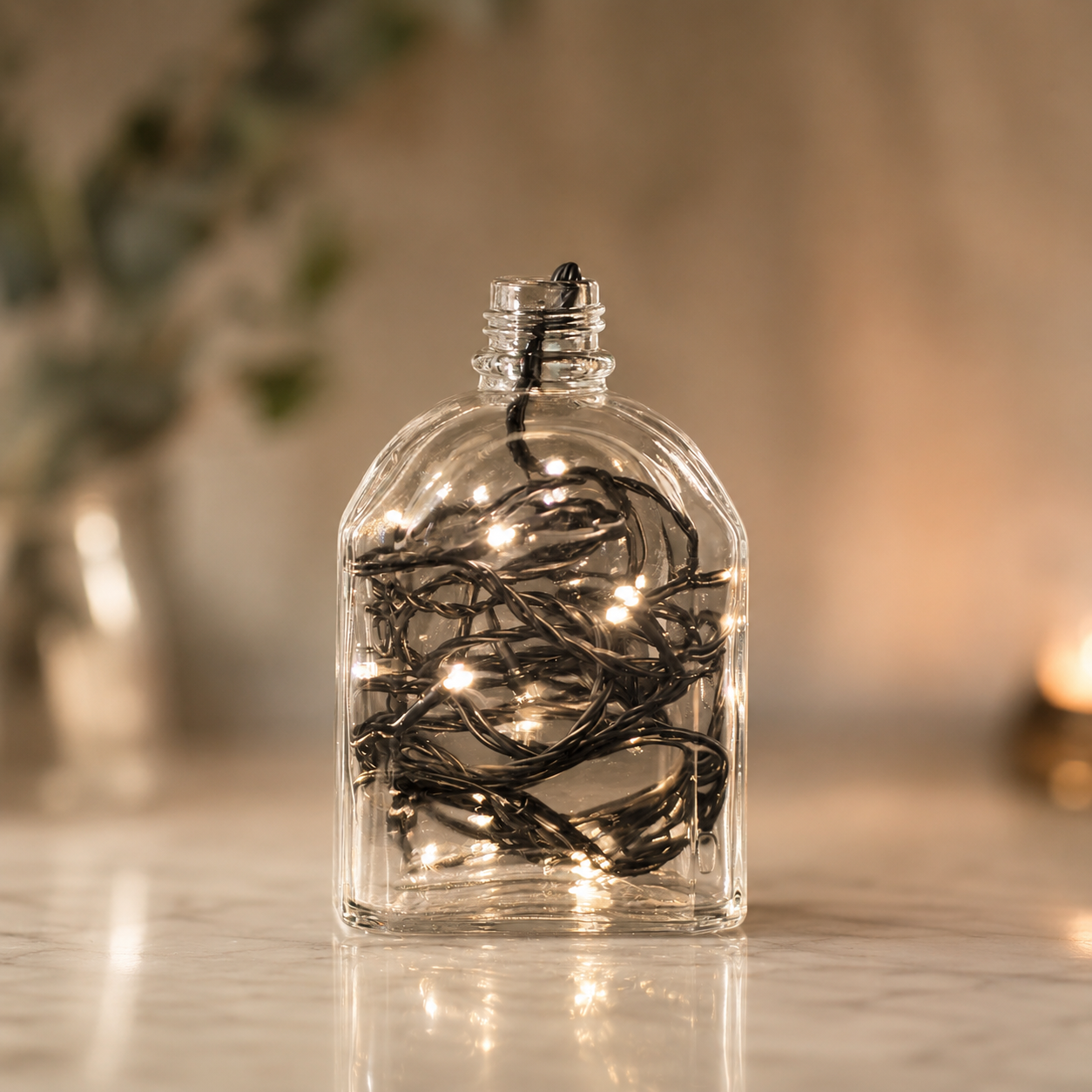 Glass Flask Bottles 200ml - Set of 10