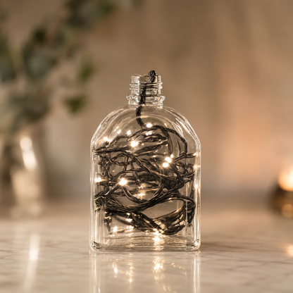 Glass Flask Bottles 200ml - Set of 10
