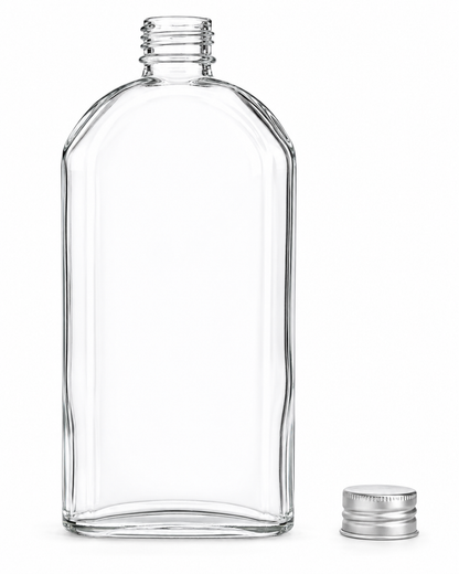 Glass Flask Bottles 350ml - Set of 10