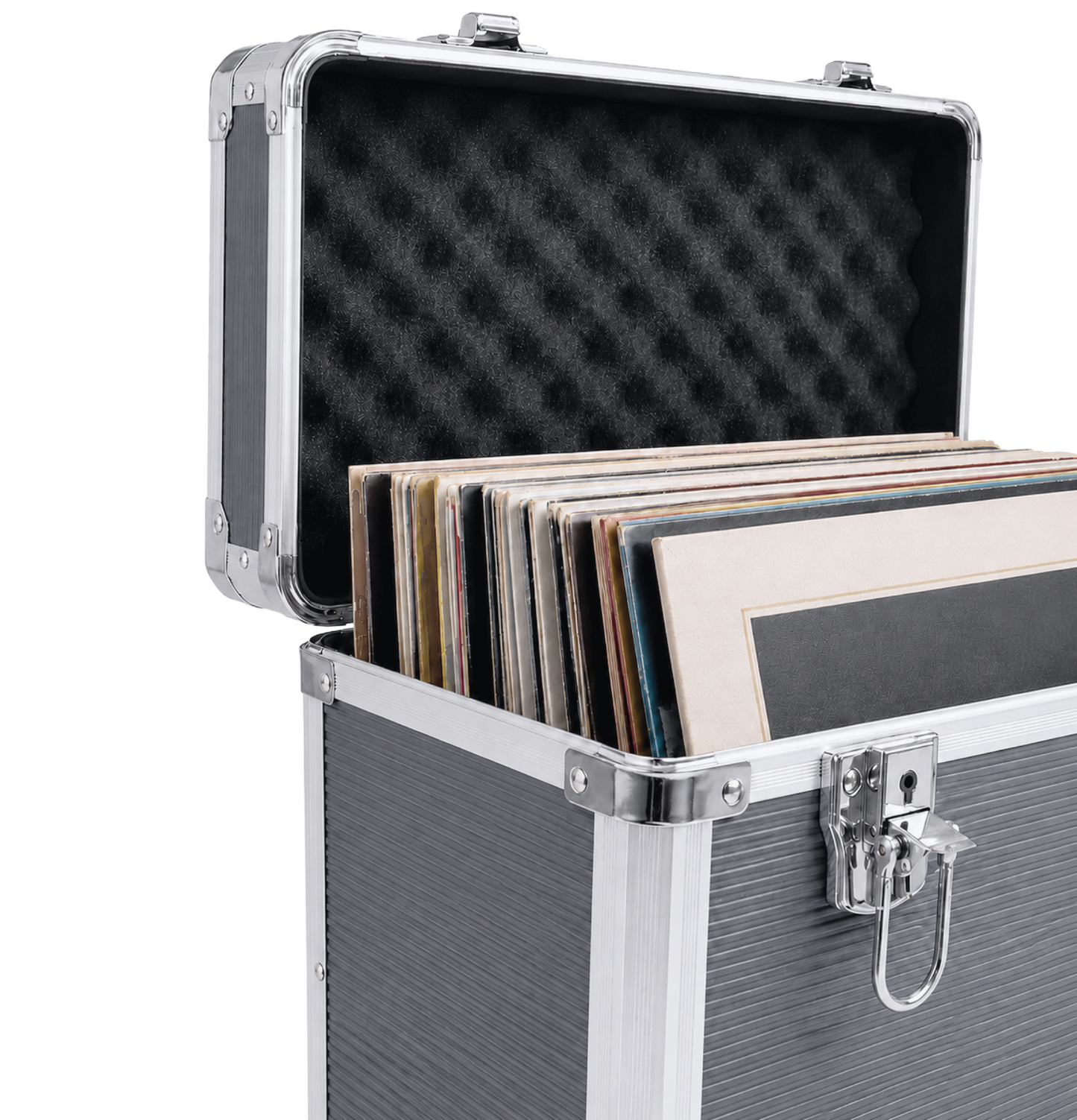 Vinyl LP 12" Heavy Duty Lockable Storage Box