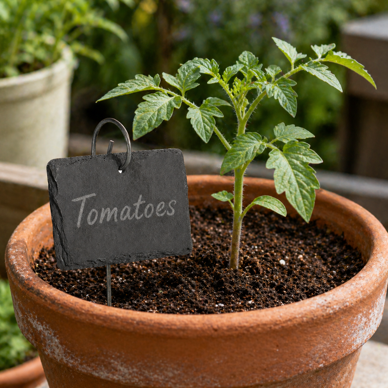 Slate Plant Hanging Labels - Set of 10