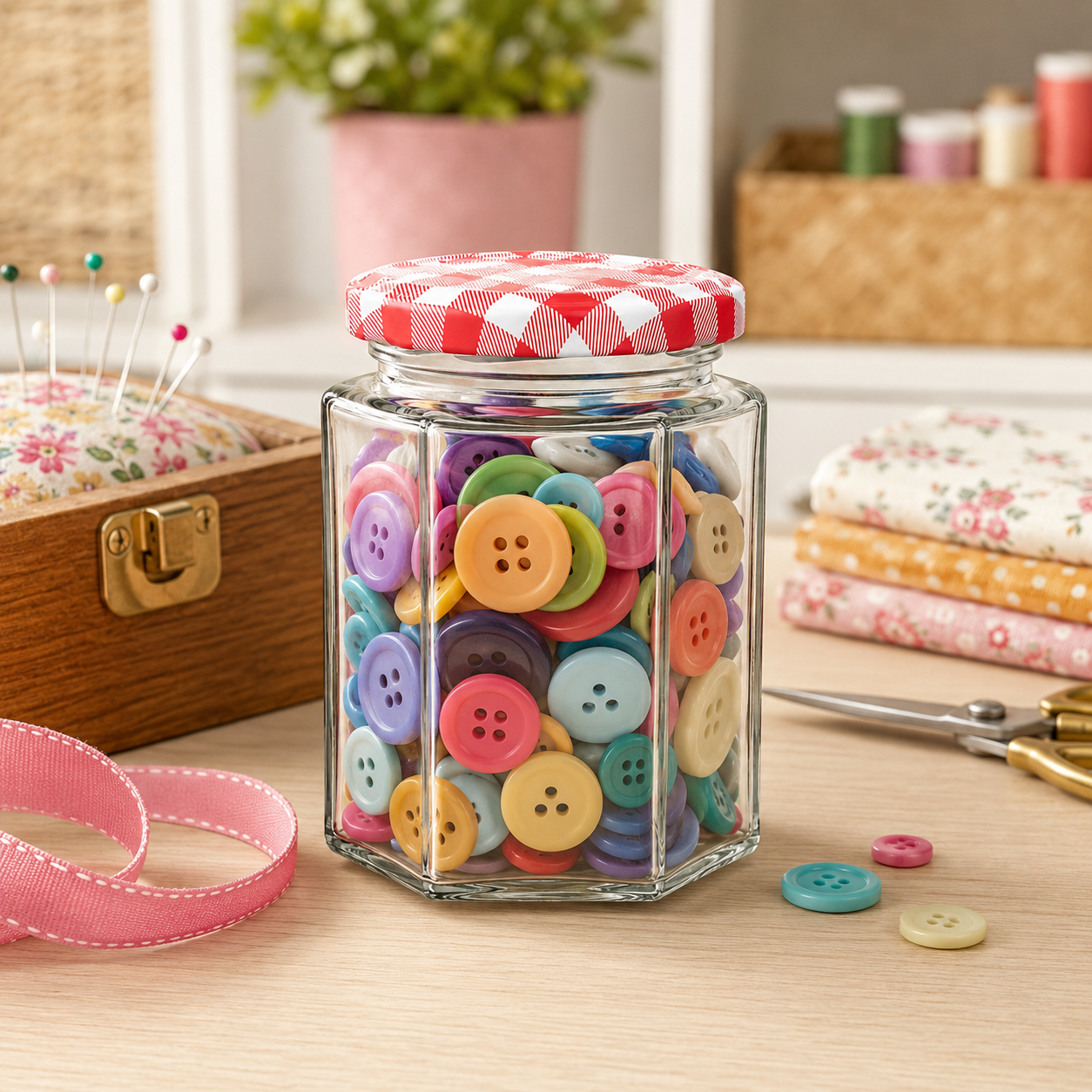 Hexagonal Jam Jars 250ml - Set of 24