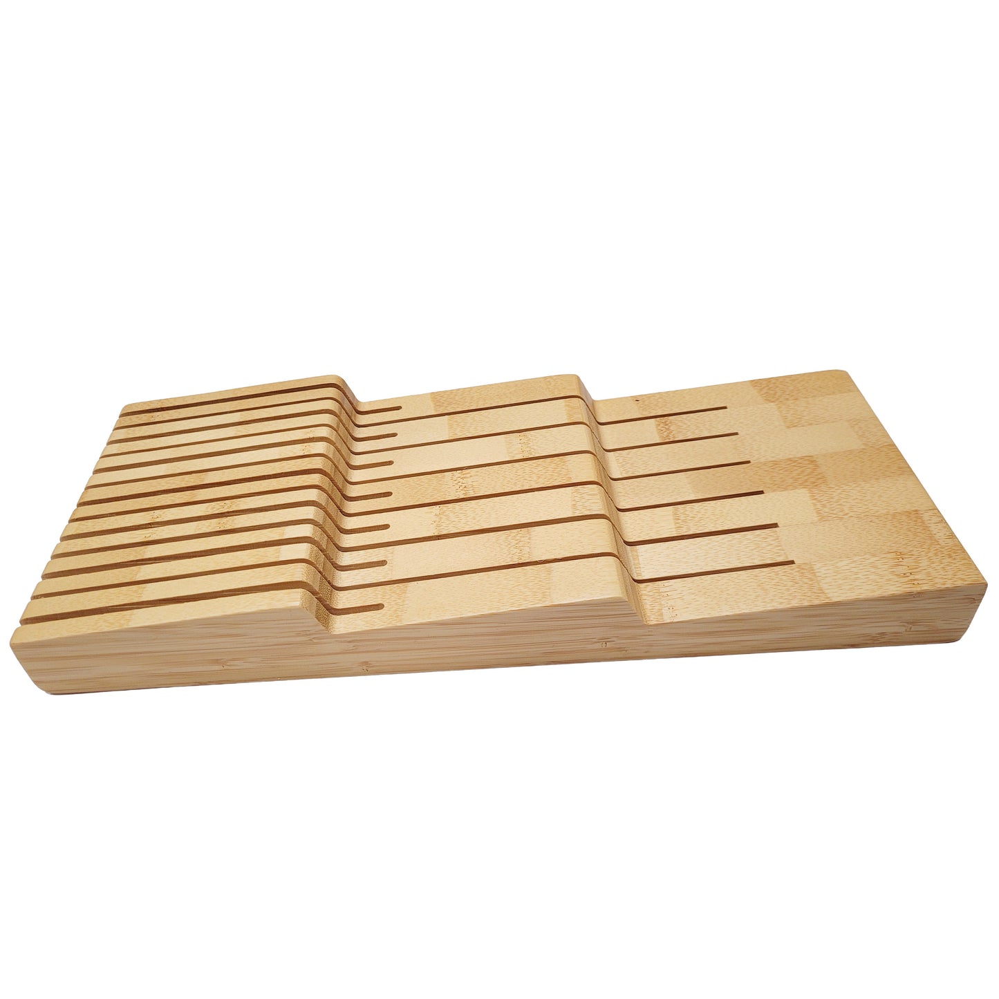Bamboo In-Drawer Knife Block (13 Slots)