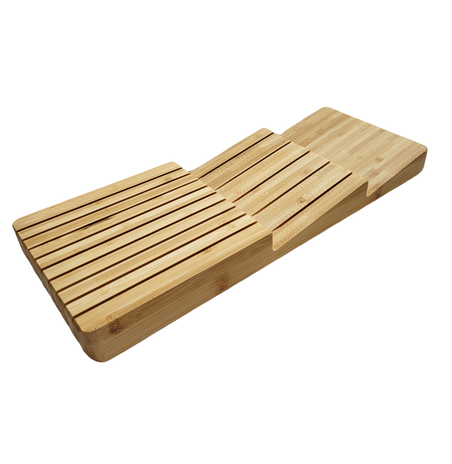 Bamboo In-Drawer Knife Block