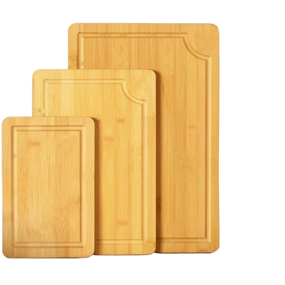Bamboo Chopping Board Set of 3 Piece