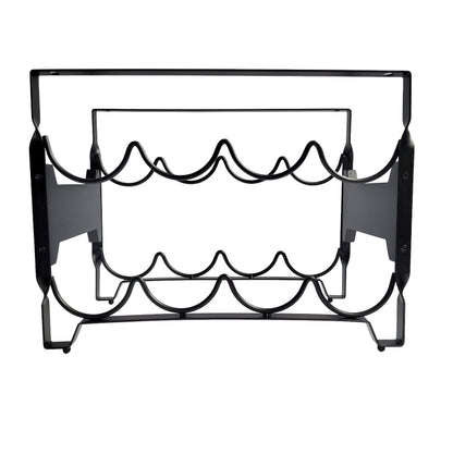 8 Bottle Metal Wine Rack