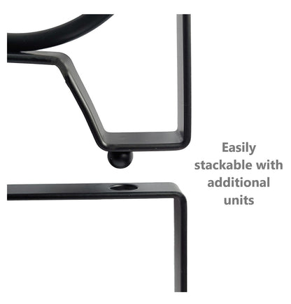 8 Bottle Metal Wine Rack